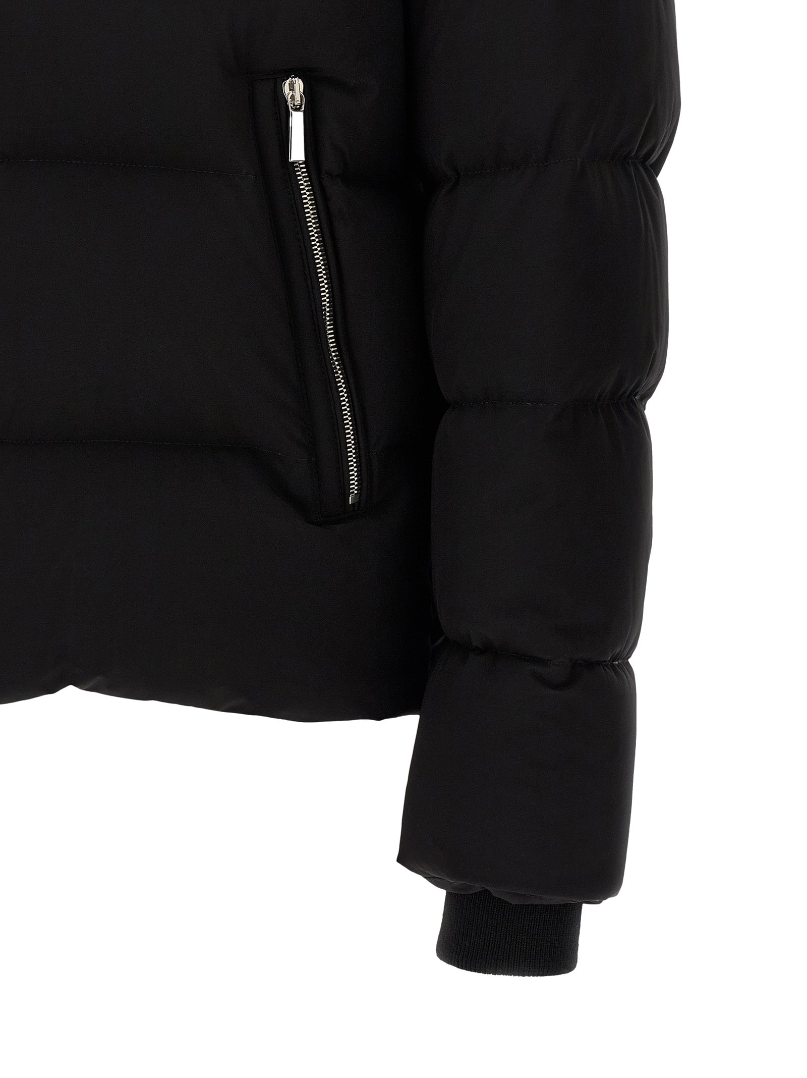 MooRER Black Wool Bomber MooRER