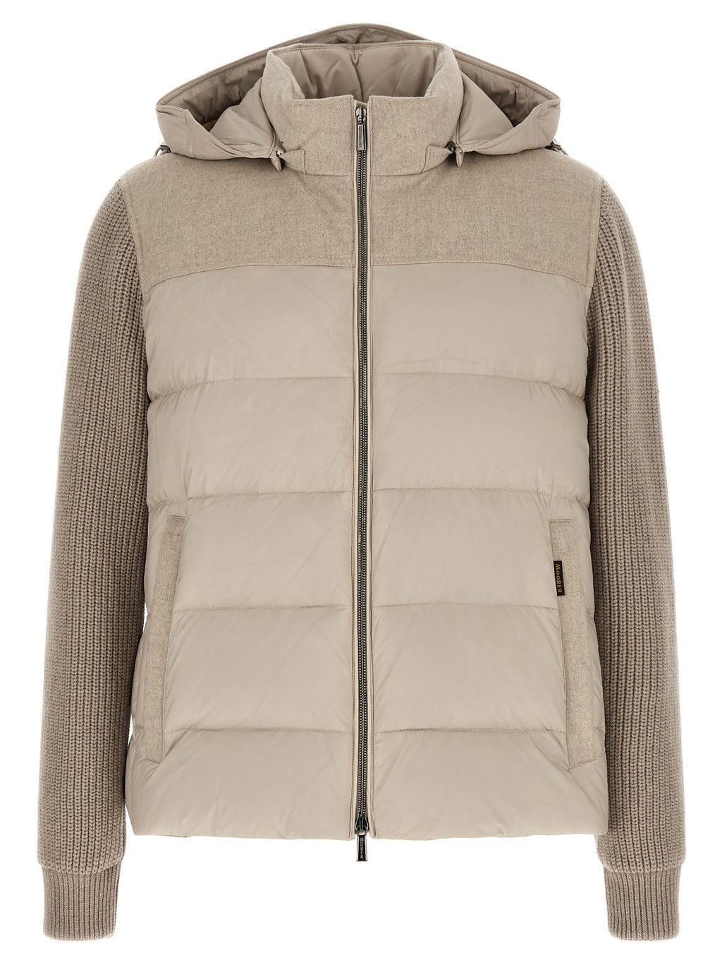 MooRER Beige Wool Full-Length Jacket MooRER
