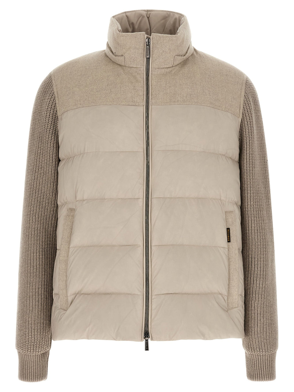 MooRER Beige Wool Full-Length Jacket MooRER