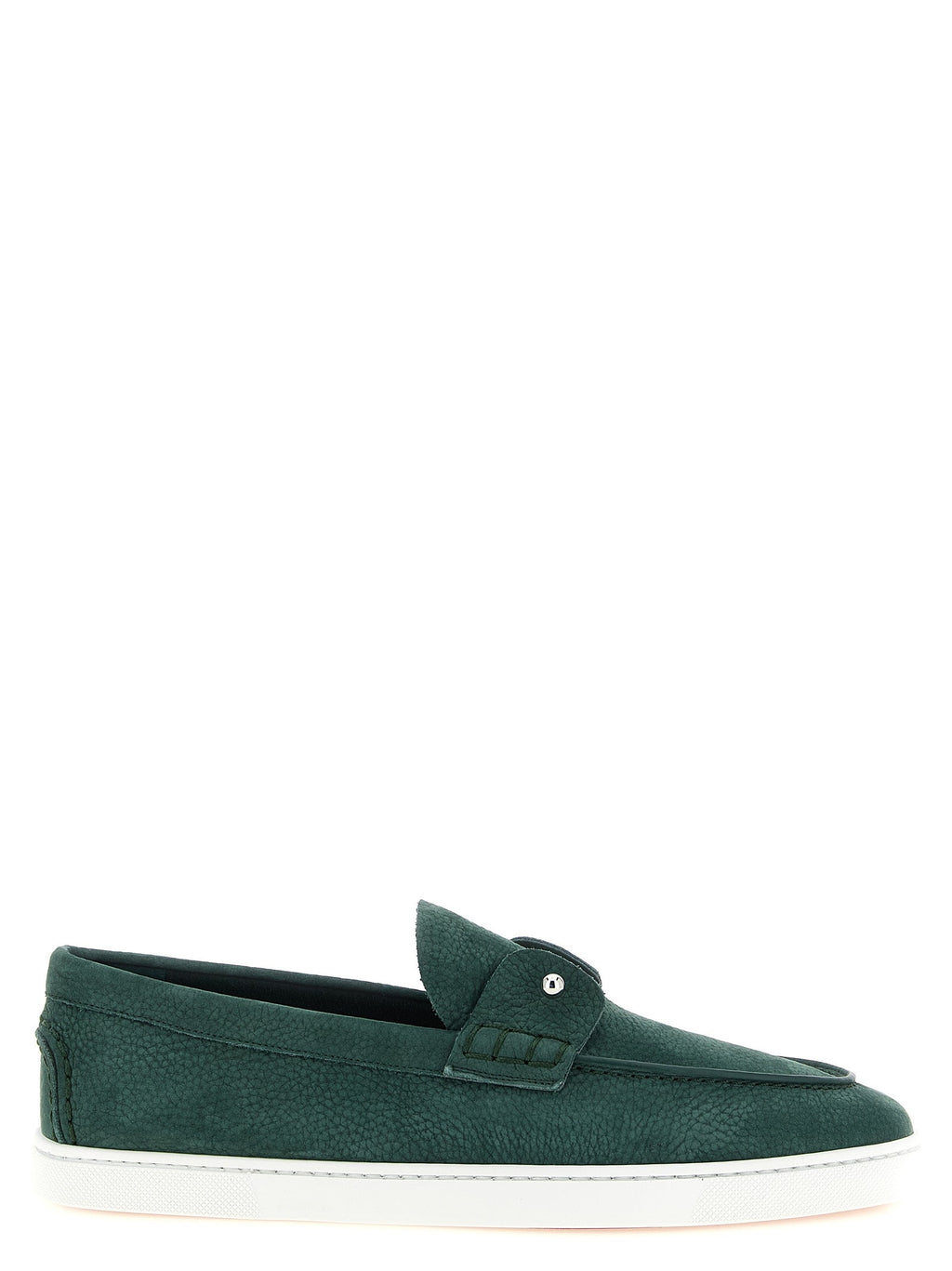 Christian Louboutin Bicolor Calfskin Slip-On Loafers Christian Louboutin