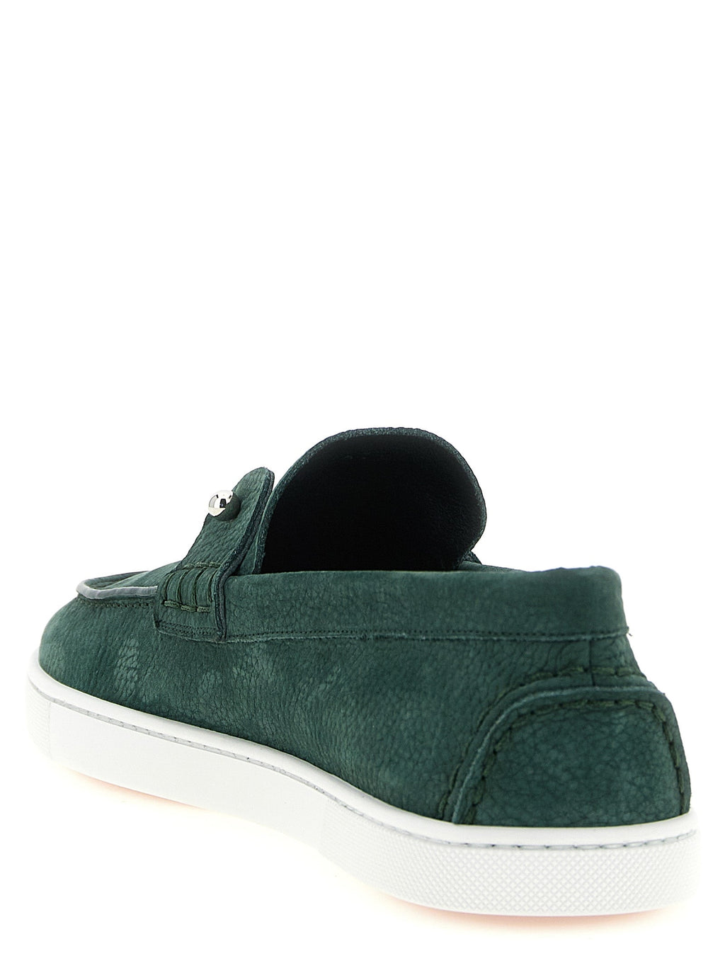 Christian Louboutin Bicolor Calfskin Slip-On Loafers Christian Louboutin
