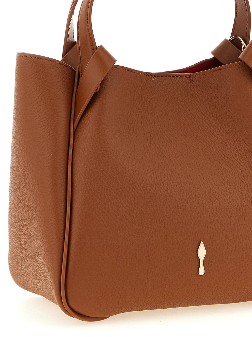 Christian Louboutin Brown Calfskin Tote Bag Christian Louboutin