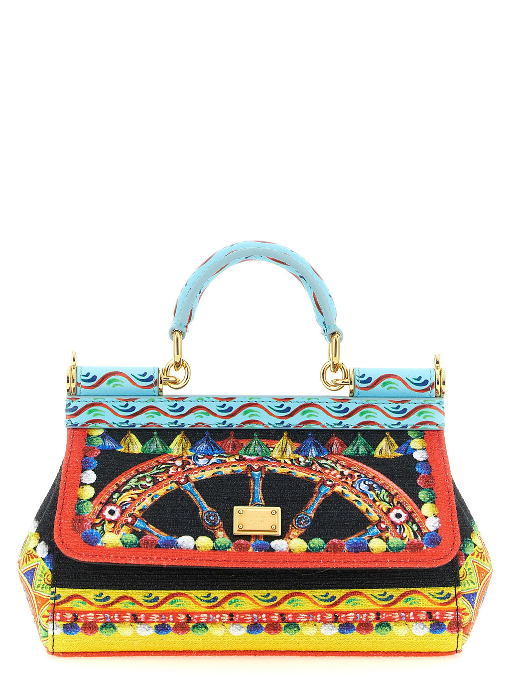 Dolce & Gabbana Multicolor Cotton Handbag Dolce & Gabbana