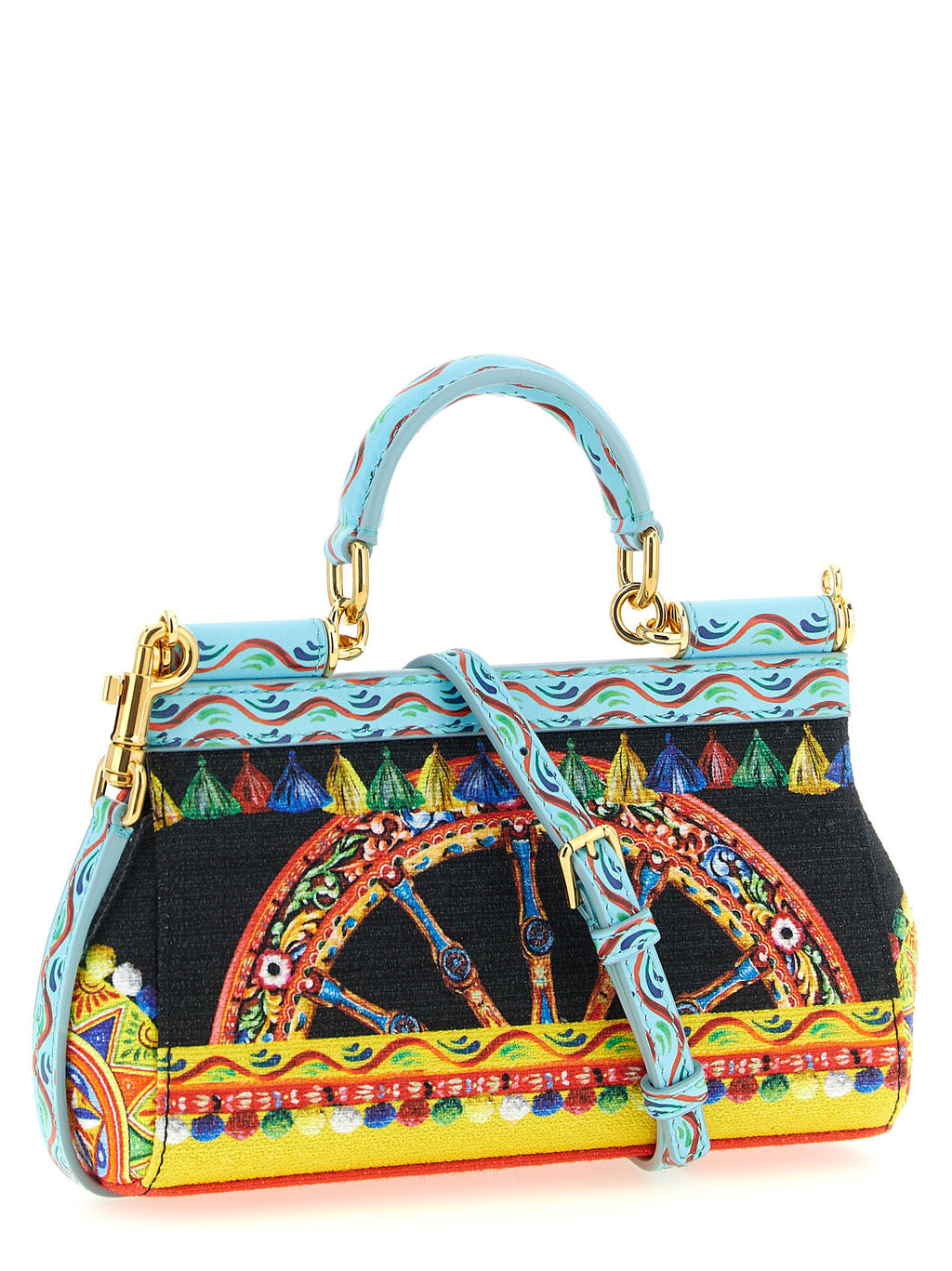 Dolce & Gabbana Multicolor Cotton Handbag Dolce & Gabbana