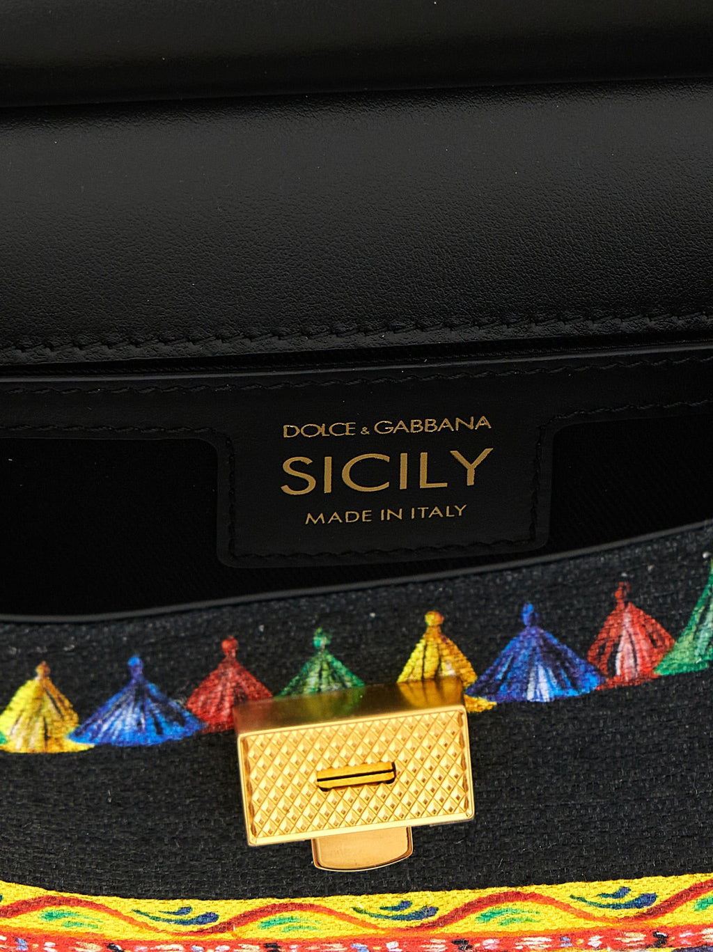 Dolce & Gabbana Multicolor Cotton Handbag Dolce & Gabbana