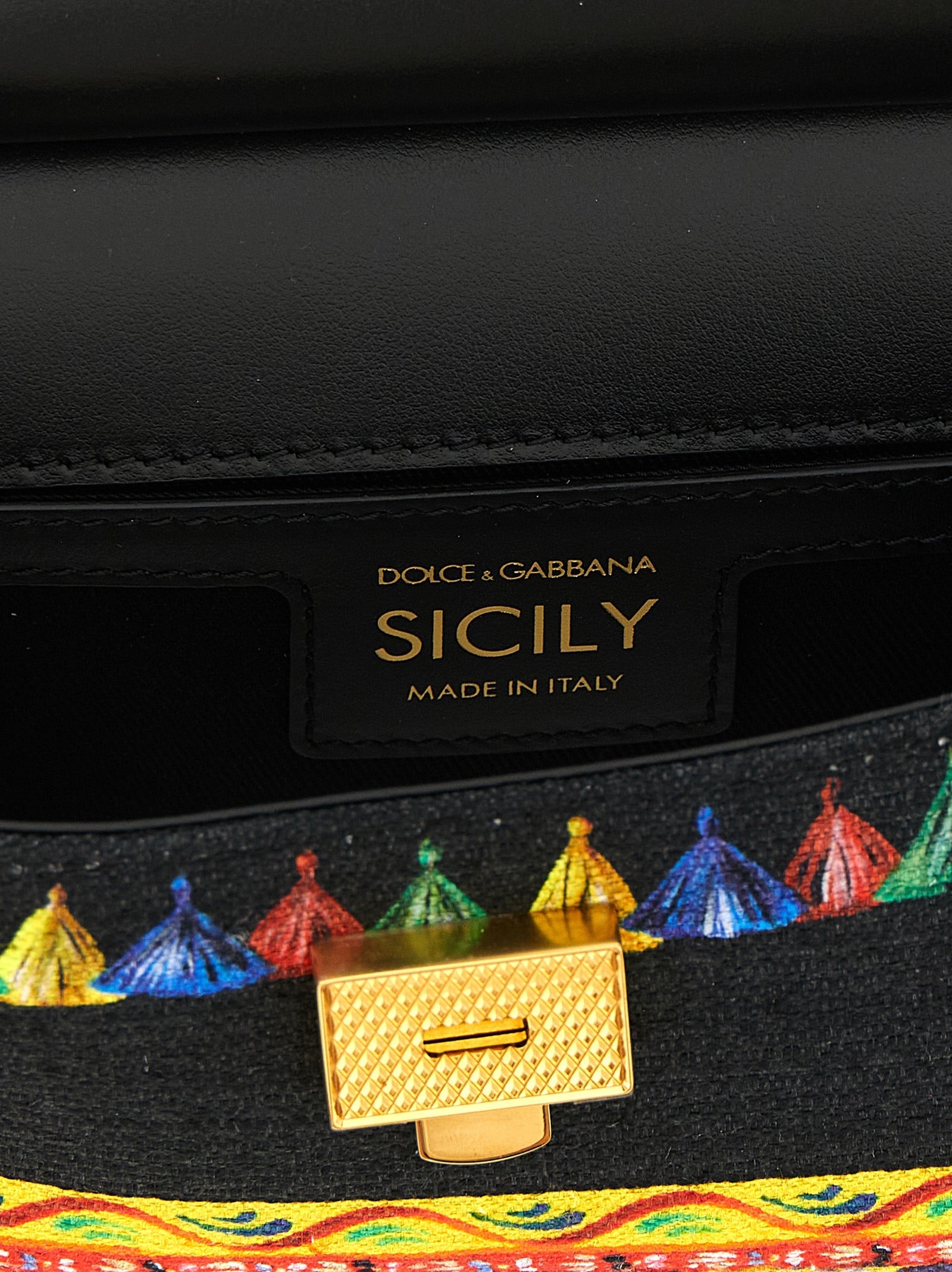 Dolce & Gabbana Multicolor Cotton Handbag Dolce & Gabbana