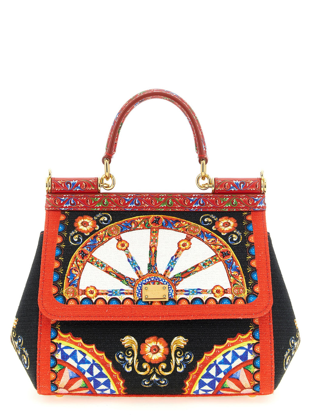 Dolce & Gabbana Multicolor Cotton Handbag Dolce & Gabbana