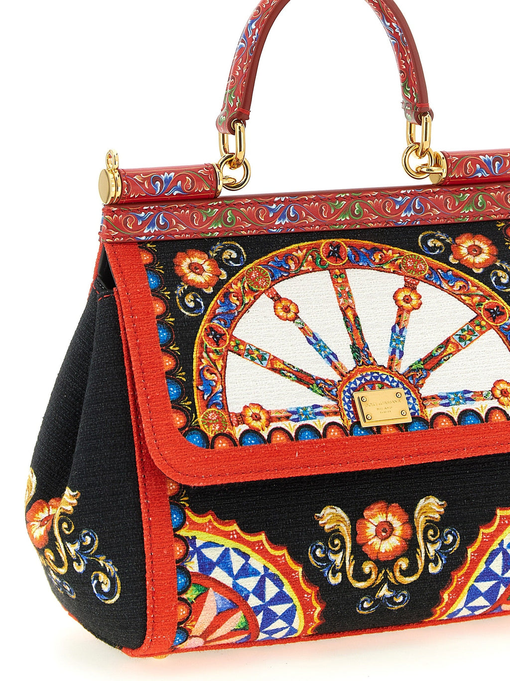 Dolce & Gabbana Multicolor Cotton Handbag Dolce & Gabbana