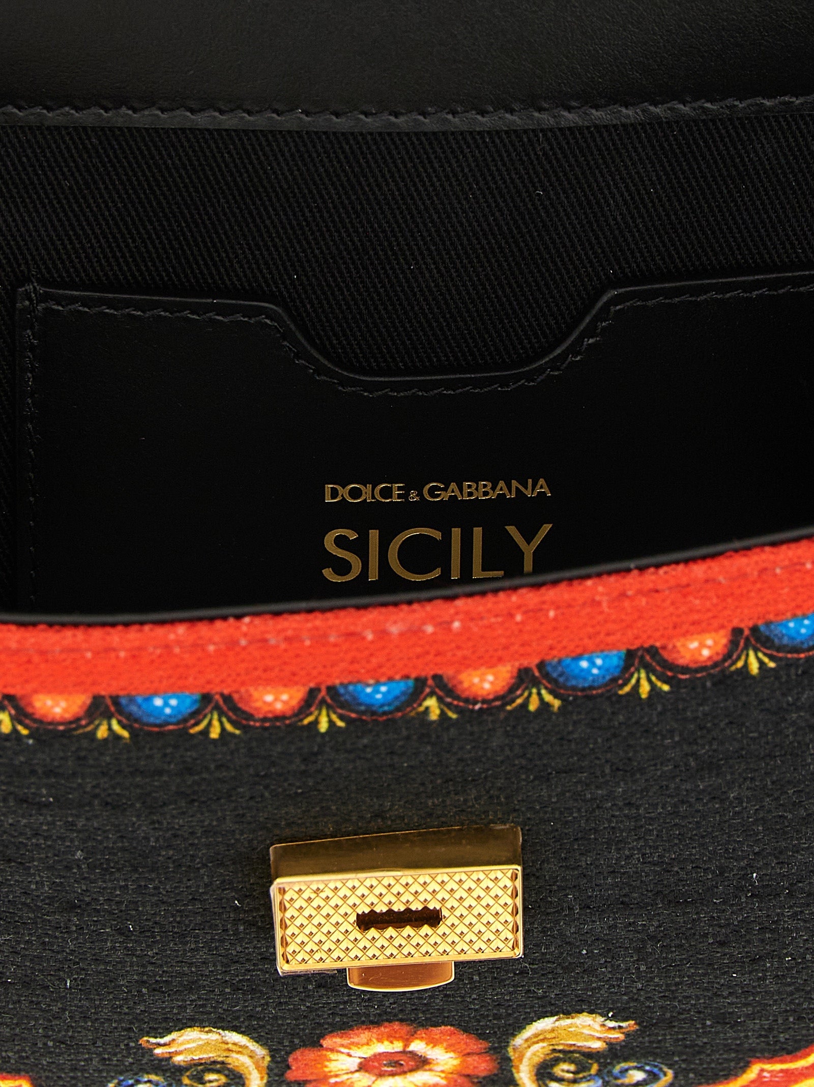 Dolce & Gabbana Multicolor Cotton Handbag Dolce & Gabbana