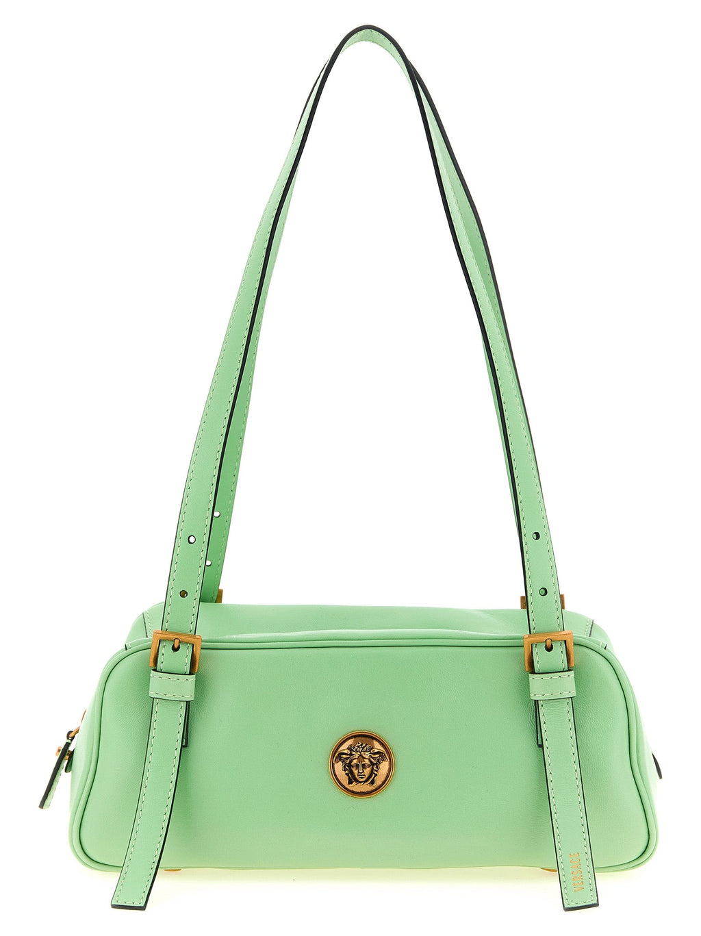 Versace Bicolor Lamb Leather Shoulder Bag Versace