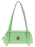 Versace Bicolor Lamb Leather Shoulder Bag Versace