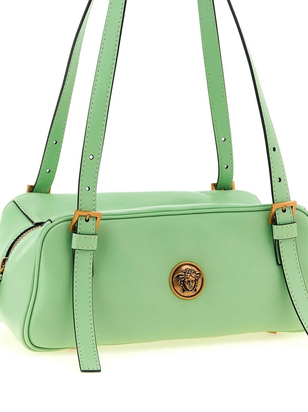 Versace Bicolor Lamb Leather Shoulder Bag Versace