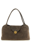 Versace Brown Calfskin Shoulder Bag Versace
