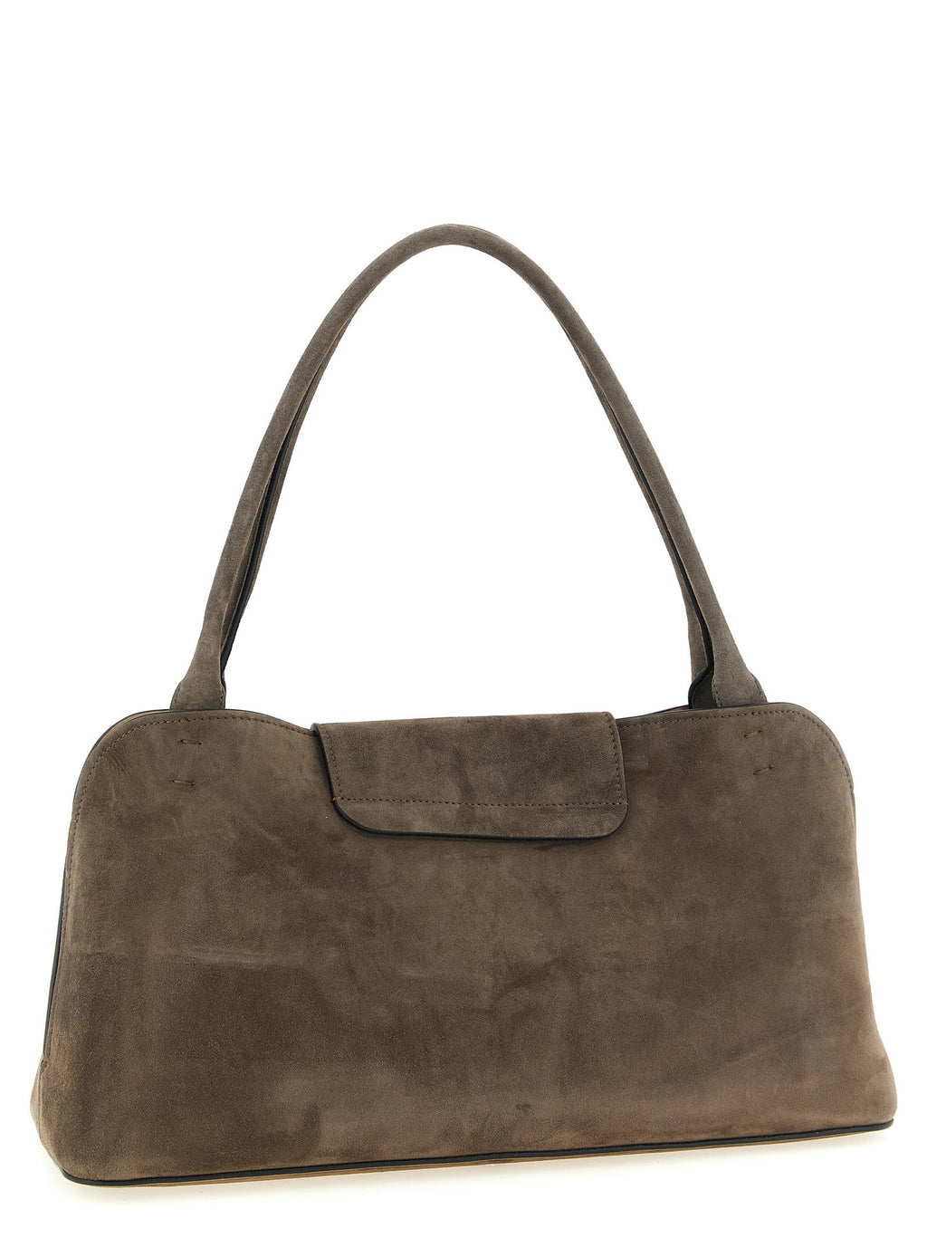 Versace Brown Calfskin Shoulder Bag Versace