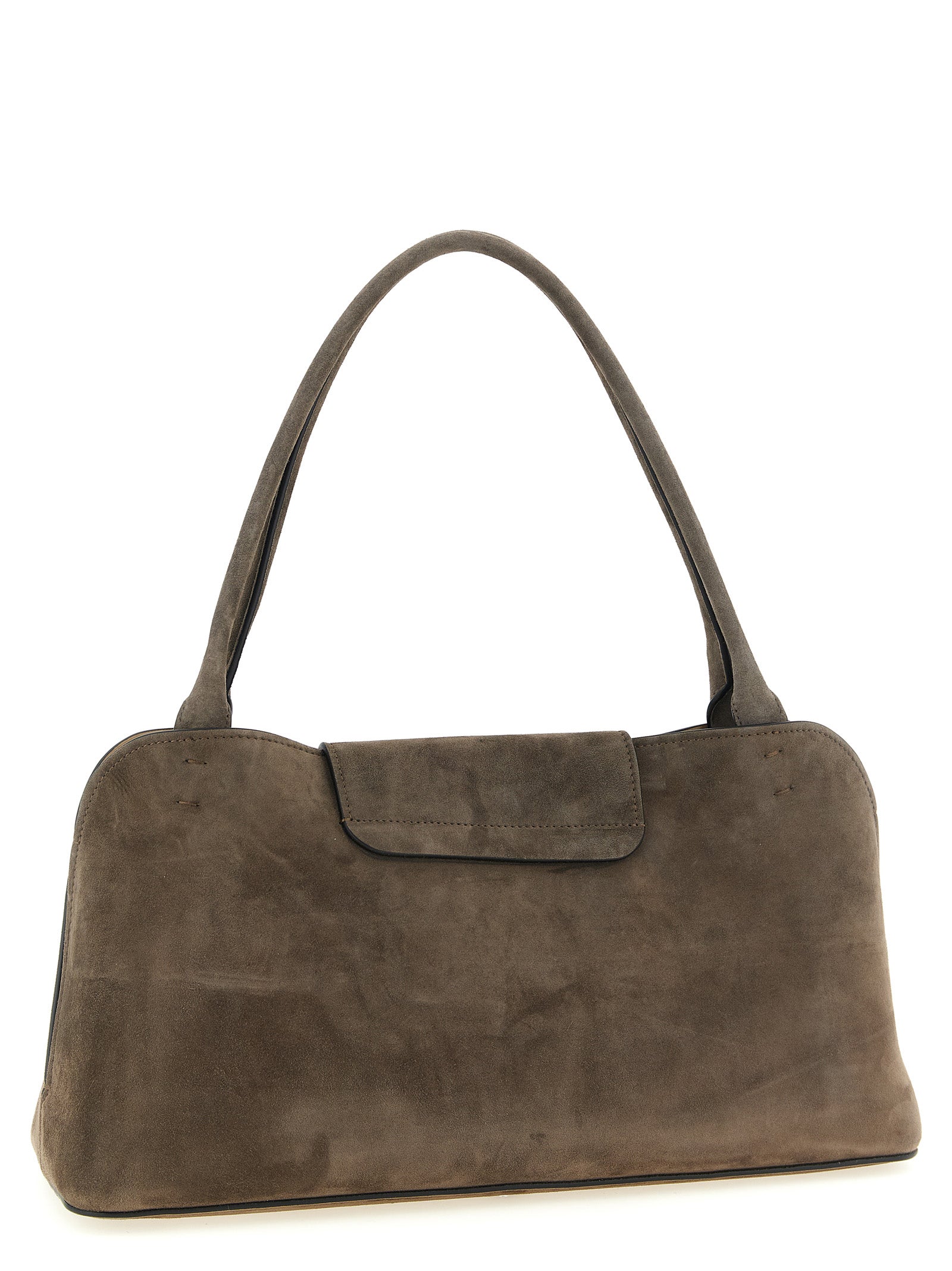Versace Brown Calfskin Shoulder Bag Versace