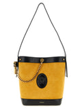 Versace Bicolor Calfskin Shoulder Bag Versace