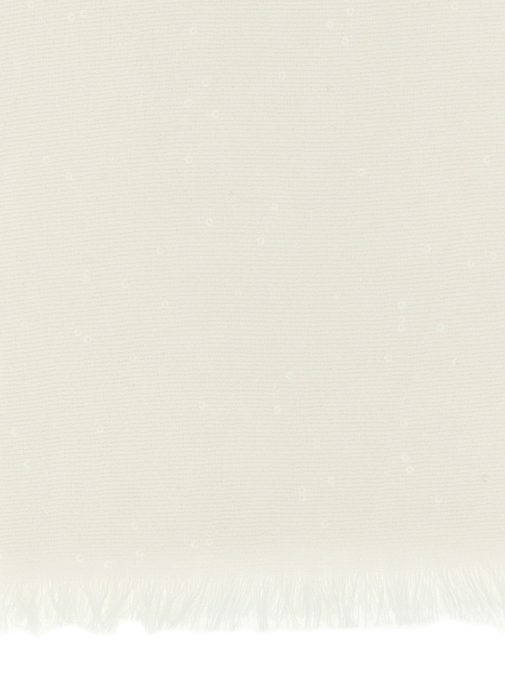 Brunello Cucinelli White Cashmere Scarf Brunello Cucinelli