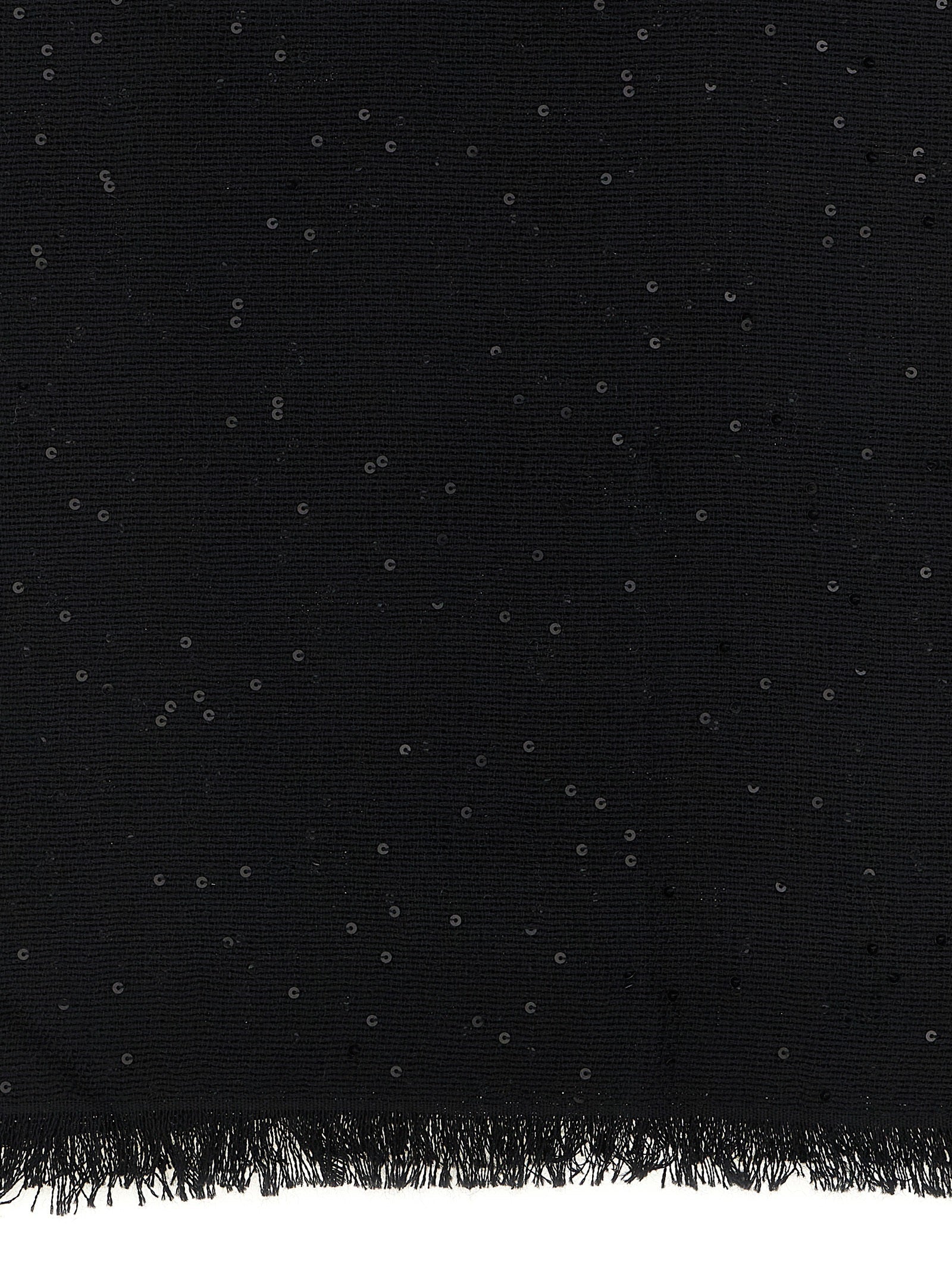 Brunello Cucinelli Black Cashmere Scarf Brunello Cucinelli