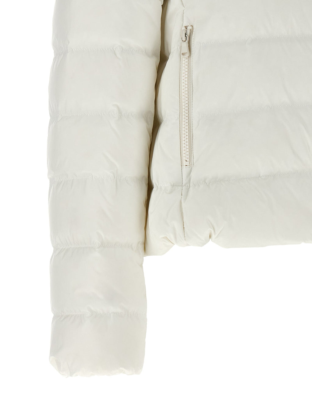 Brunello Cucinelli White Polyester Full-Length Jacket Brunello Cucinelli