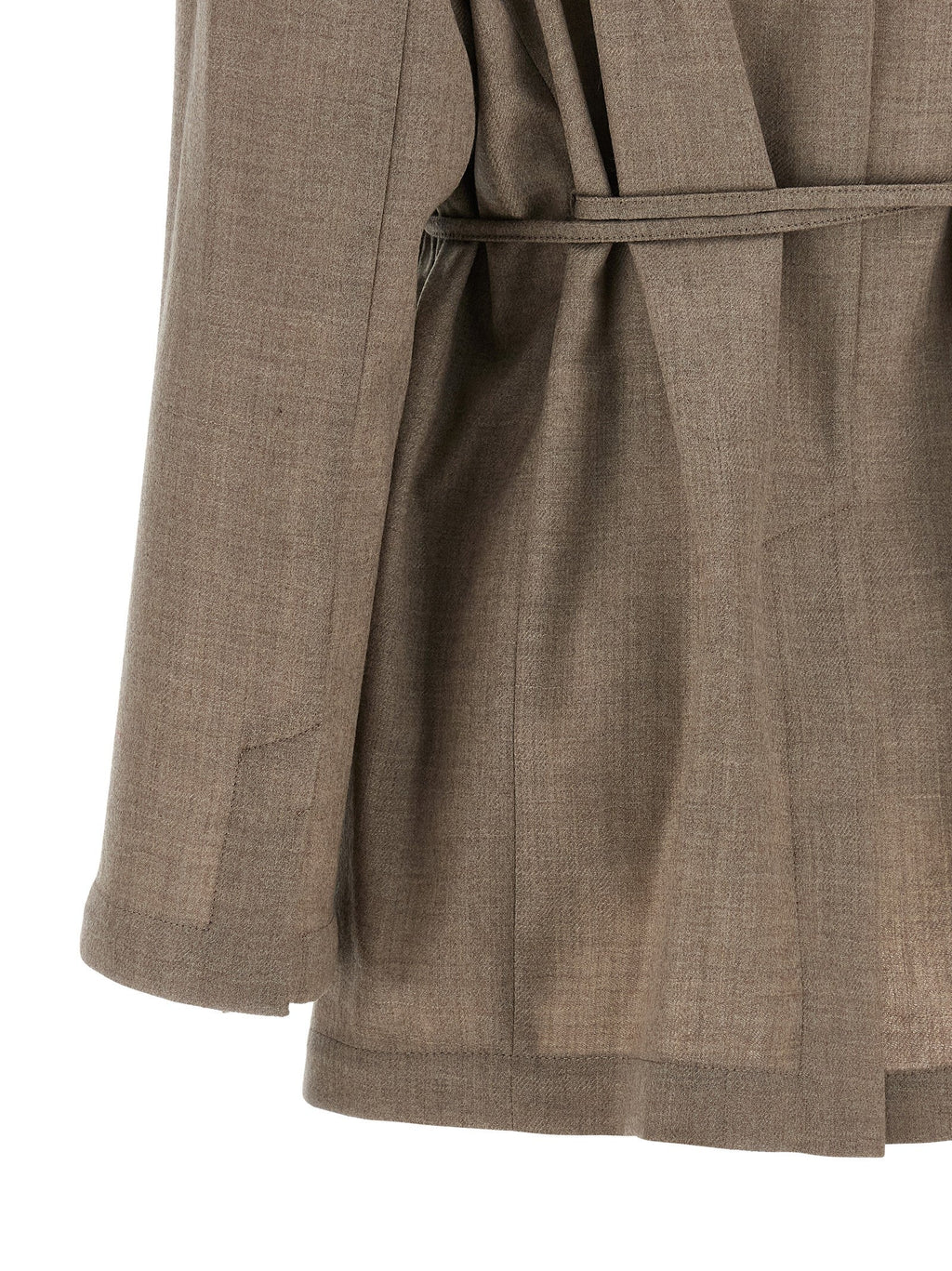 Brunello Cucinelli Beige Virgin Wool Blazer Brunello Cucinelli
