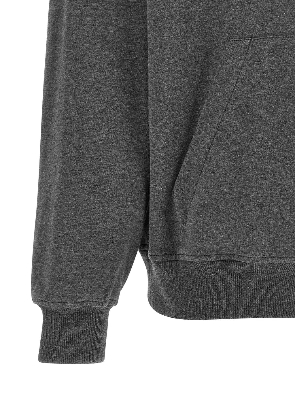 Brunello Cucinelli Gray Cotton Sweatshirt Brunello Cucinelli