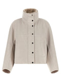 Brunello Cucinelli Gray Virgin Wool Coat Brunello Cucinelli