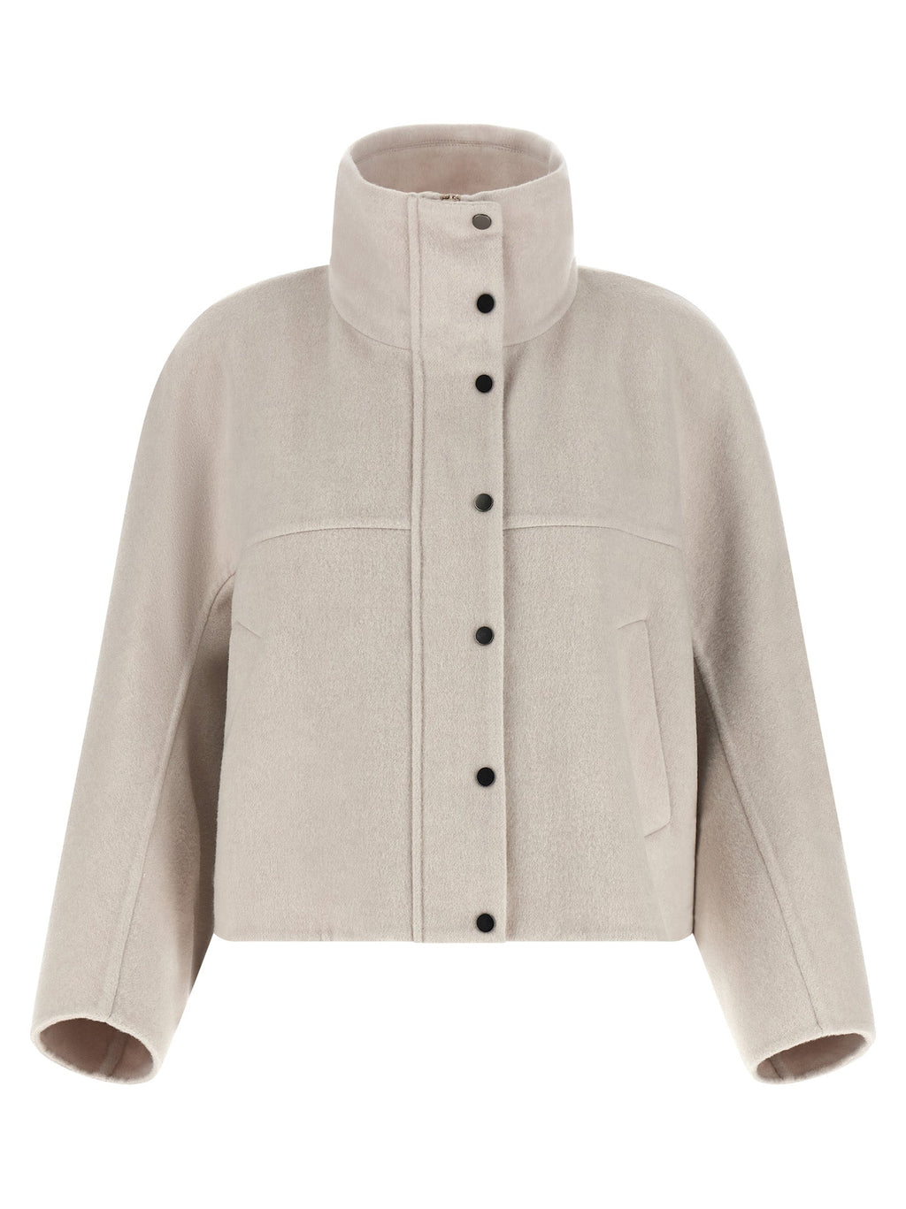 Brunello Cucinelli Gray Virgin Wool Coat Brunello Cucinelli