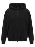 Brunello Cucinelli Black Cotton Sweatshirt Brunello Cucinelli