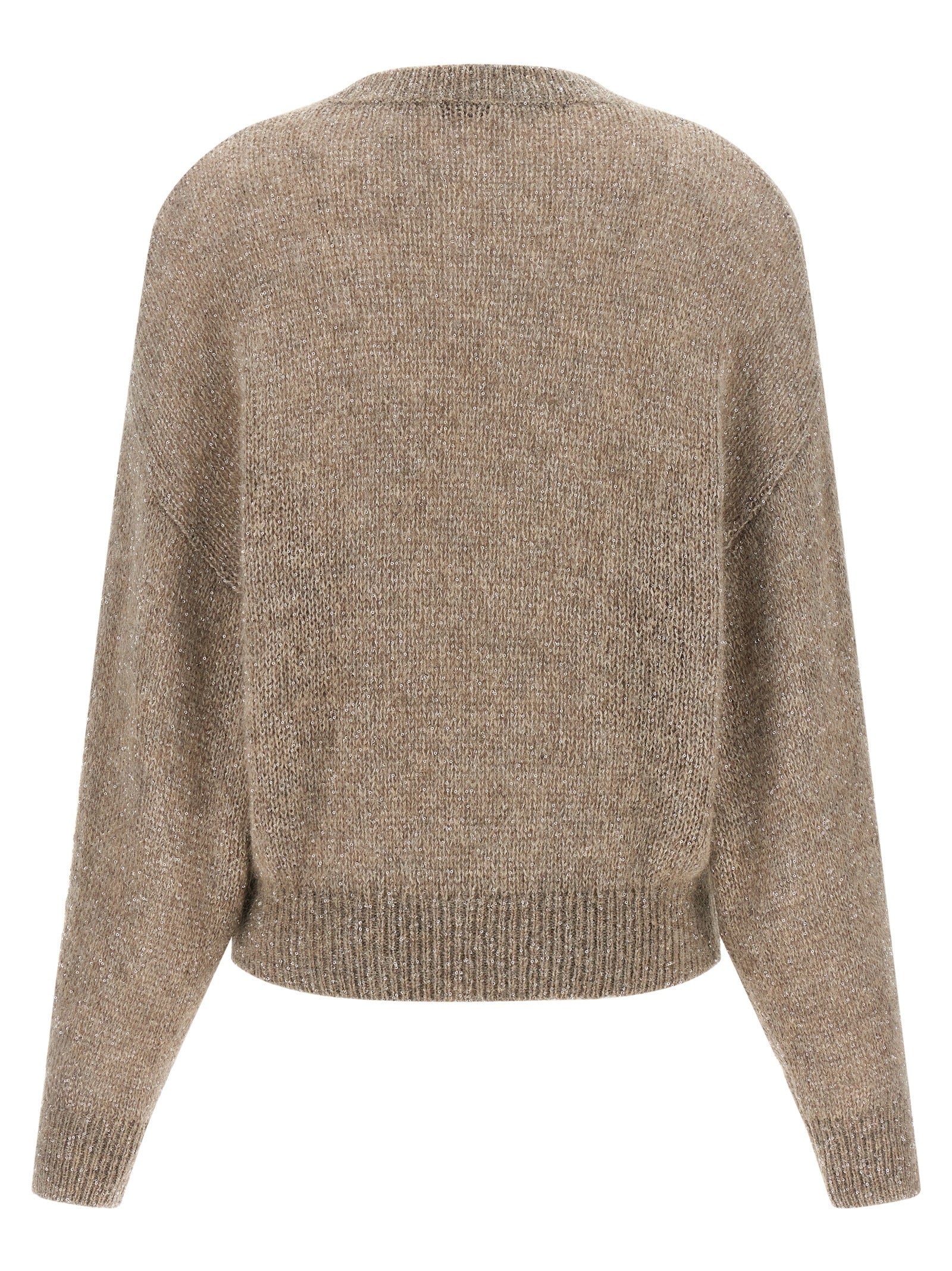 Brunello Cucinelli Beige Polyamide Cardigan Brunello Cucinelli