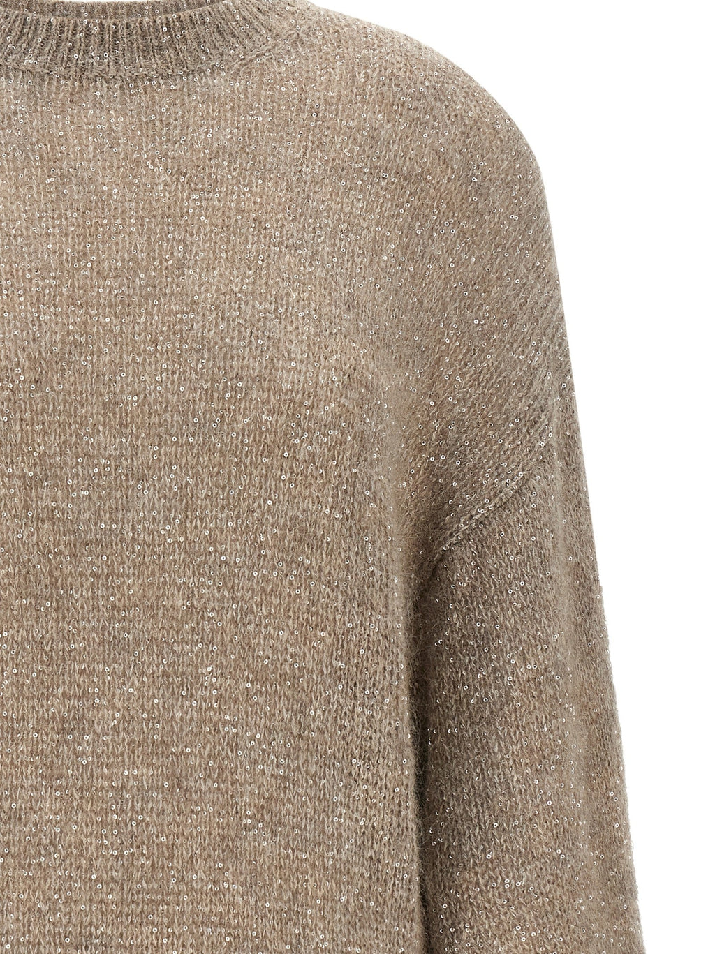 Brunello Cucinelli Beige Polyamide Cardigan Brunello Cucinelli
