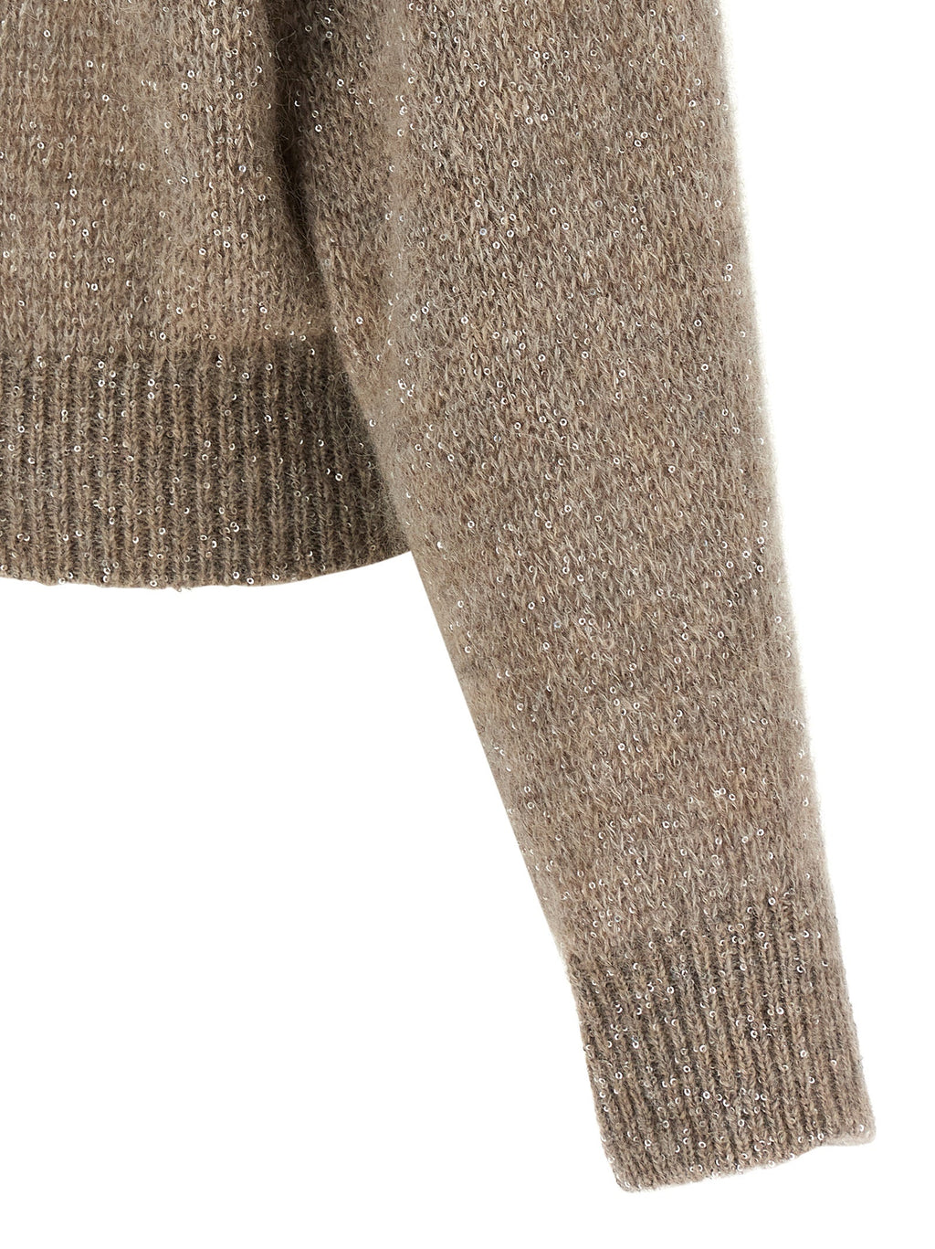 Brunello Cucinelli Beige Polyamide Cardigan Brunello Cucinelli