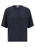Brunello Cucinelli Blue Cashmere Cardigan Brunello Cucinelli