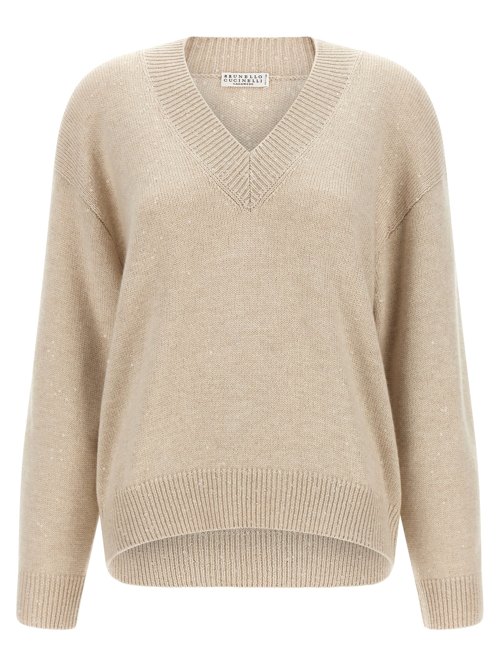 Brunello Cucinelli Beige Cashmere Cardigan Brunello Cucinelli