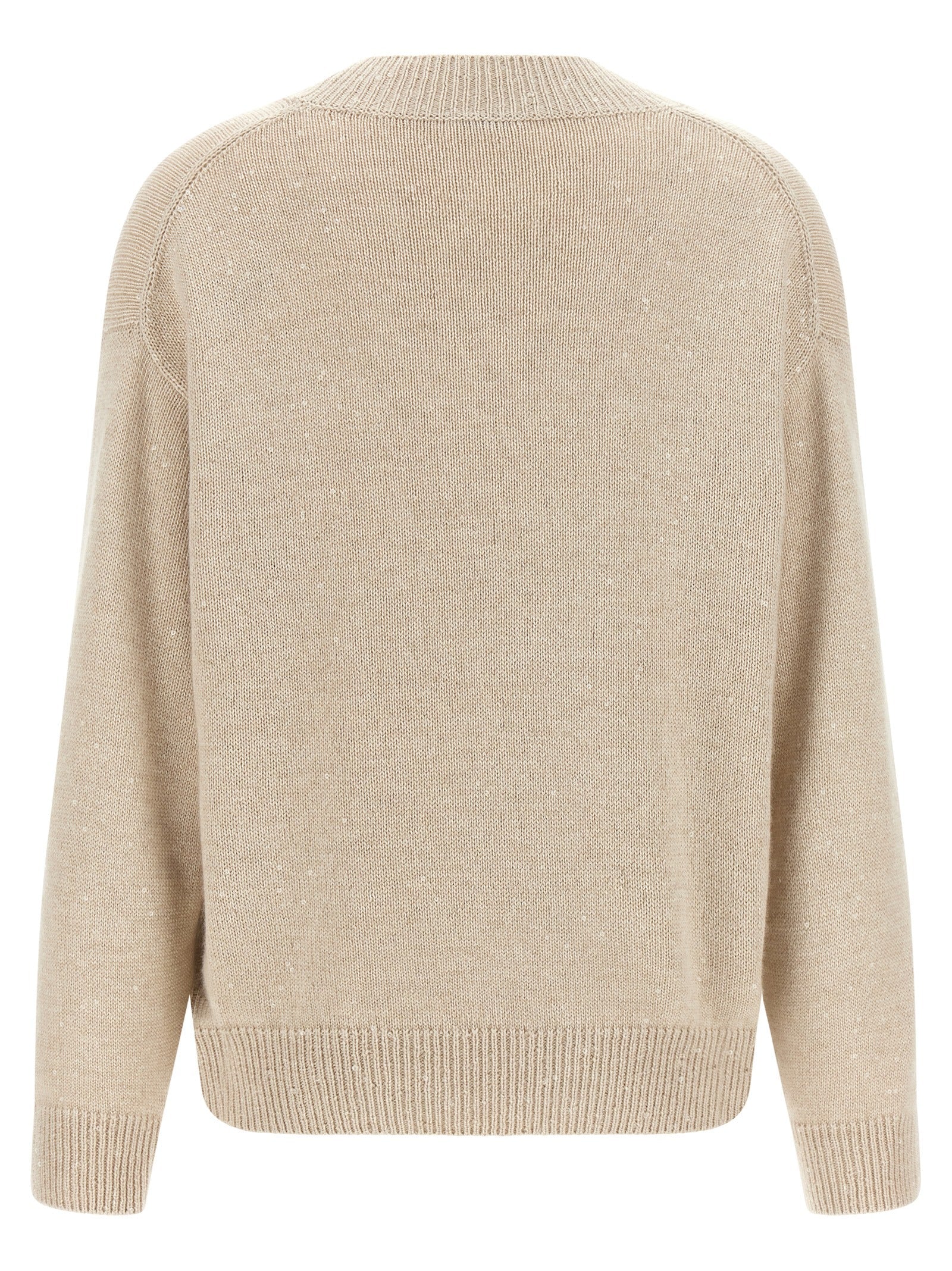 Brunello Cucinelli Beige Cashmere Cardigan Brunello Cucinelli