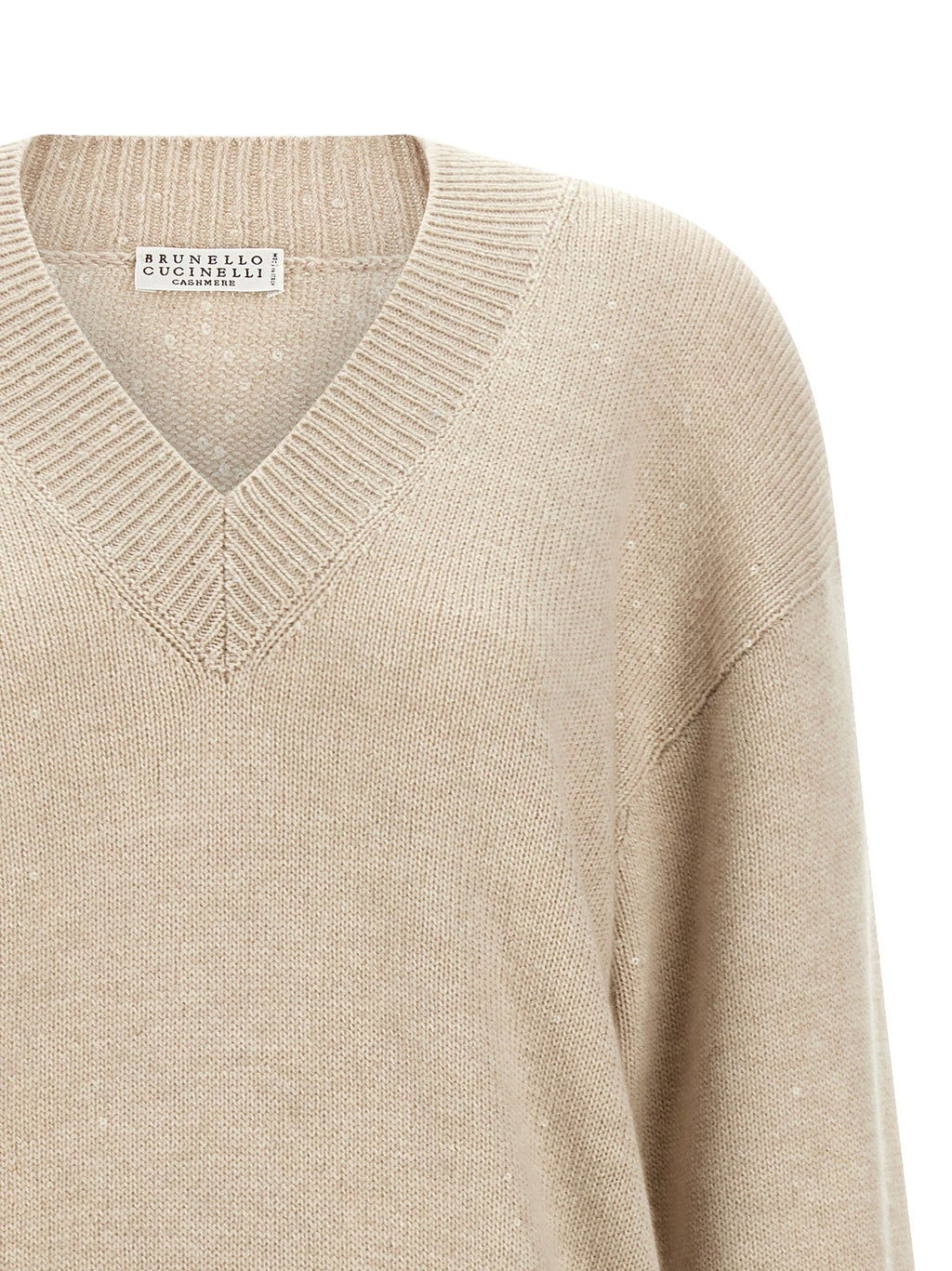 Brunello Cucinelli Beige Cashmere Cardigan Brunello Cucinelli