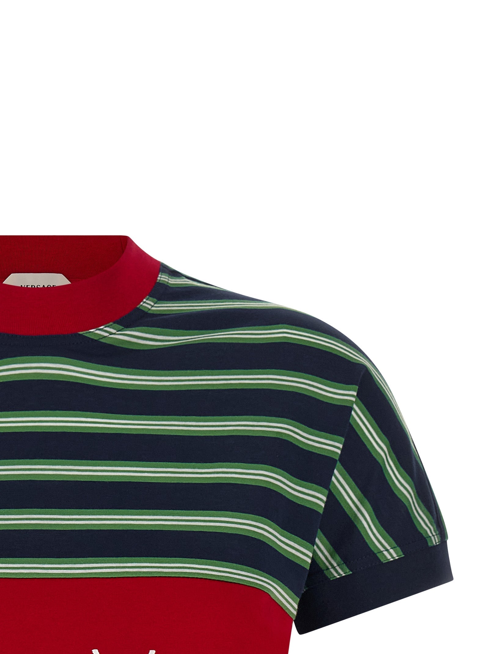 Versace Multicolor Cotton T-Shirt Versace