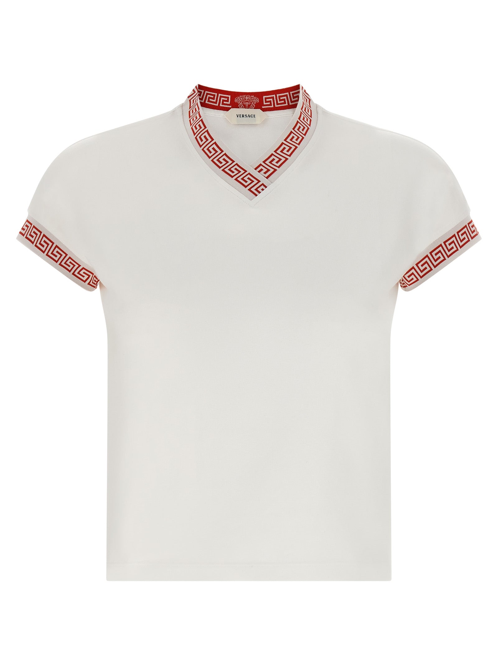 Versace Multicolor Cotton T-Shirt Versace