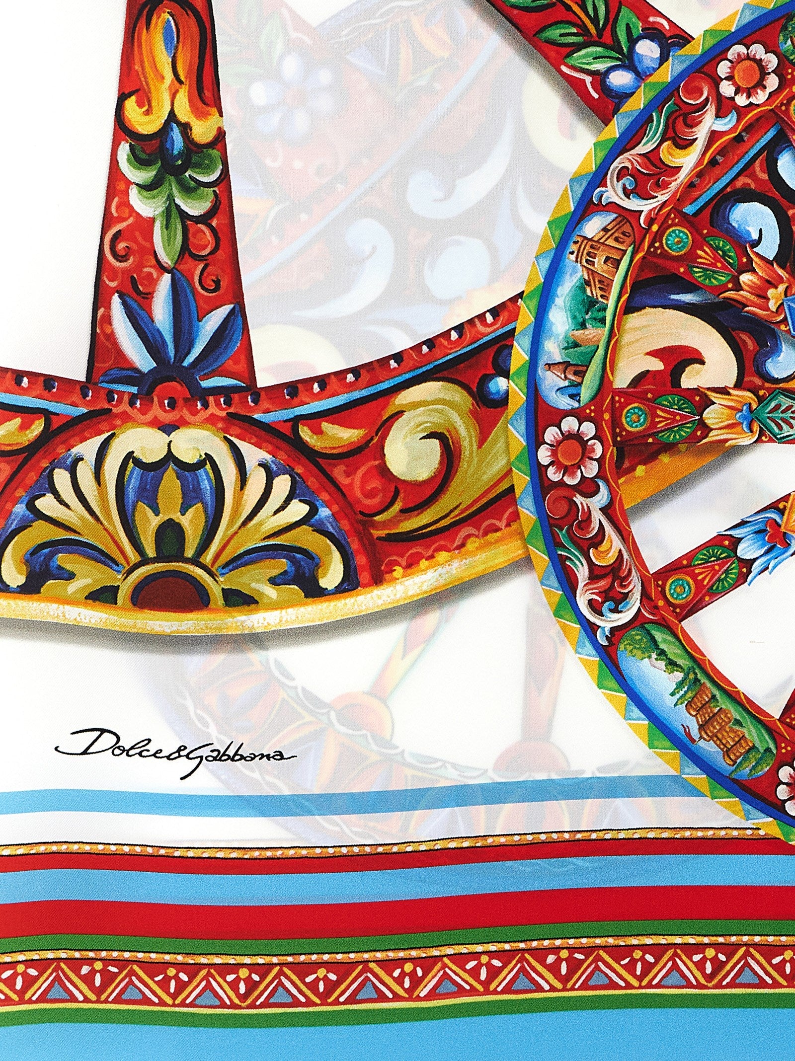 Dolce & Gabbana Multicolor Silk Foulard Dolce & Gabbana