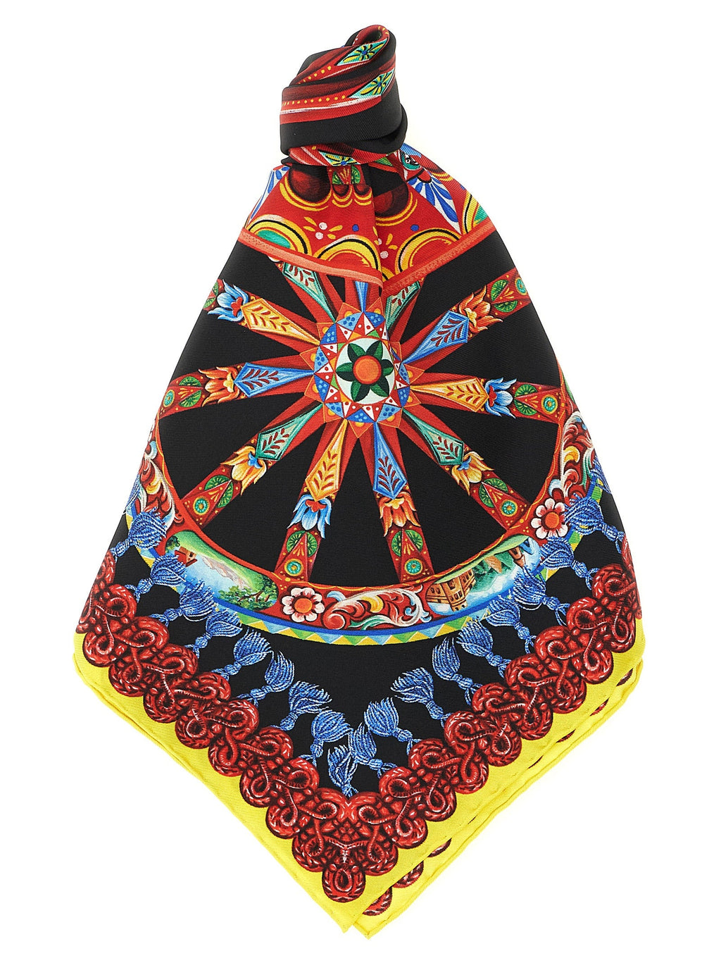Dolce & Gabbana Multicolor Silk Scarf Dolce & Gabbana