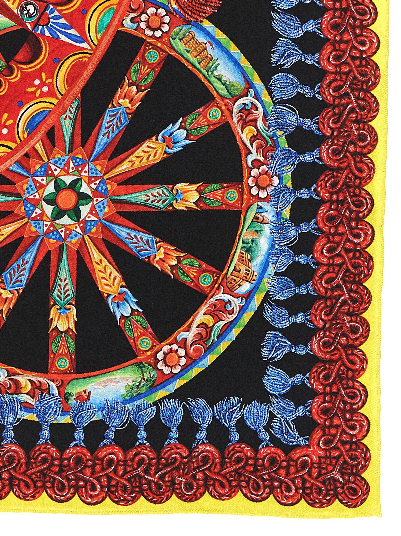 Dolce & Gabbana Multicolor Silk Scarf Dolce & Gabbana