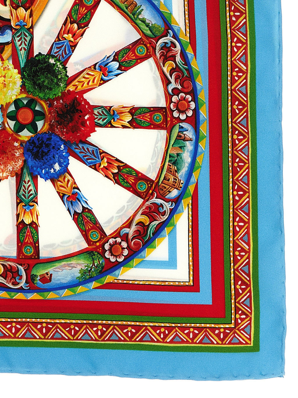 Dolce & Gabbana Multicolor Silk Scarf Dolce & Gabbana