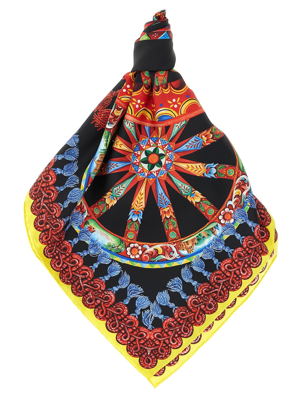 Dolce & Gabbana Multicolor Silk Scarf Dolce & Gabbana