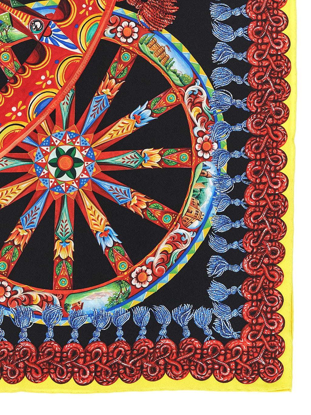 Dolce & Gabbana Multicolor Silk Scarf Dolce & Gabbana