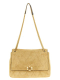 Tory Burch Beige Calfskin Shoulder Bag Tory Burch