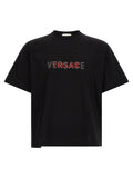 Versace Black Cotton T-Shirt Versace