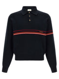 Versace Blue Cotton Polo Shirt Versace