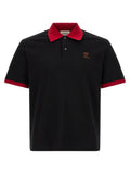 Versace Black Cotton Polo Shirt Versace