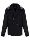 Dsquared² Blue Wool Coat Dsquared²