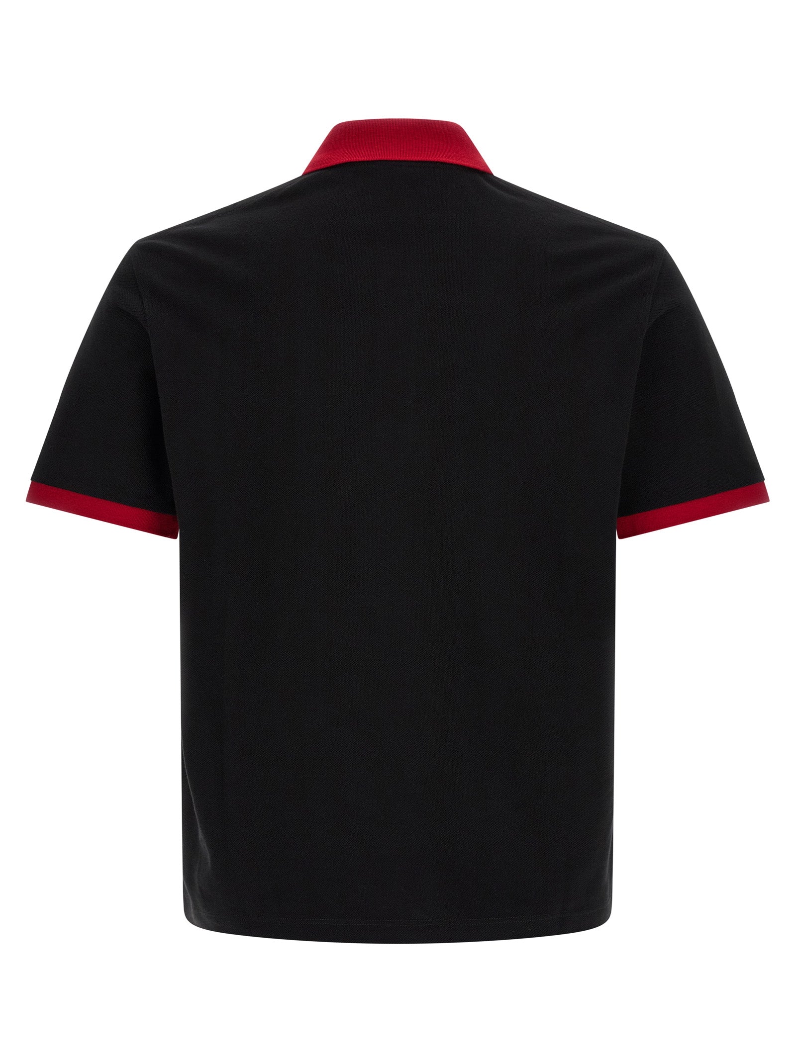 Versace Black Cotton Polo Shirt Versace
