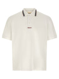 Versace White Cotton Polo Shirt Versace